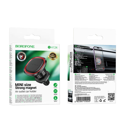 Supporto Auto Magnetico Borofone BH124 Roman, Universale, Nero