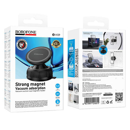 Supporto Auto Magnetico Borofone BH139 Rider, 4,5 pollici - 7 pollici, Nero