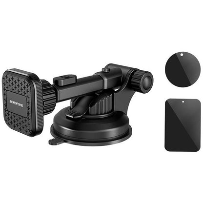 Supporto Auto Magnetico Borofone BH21 Vanda, Universale, Nero