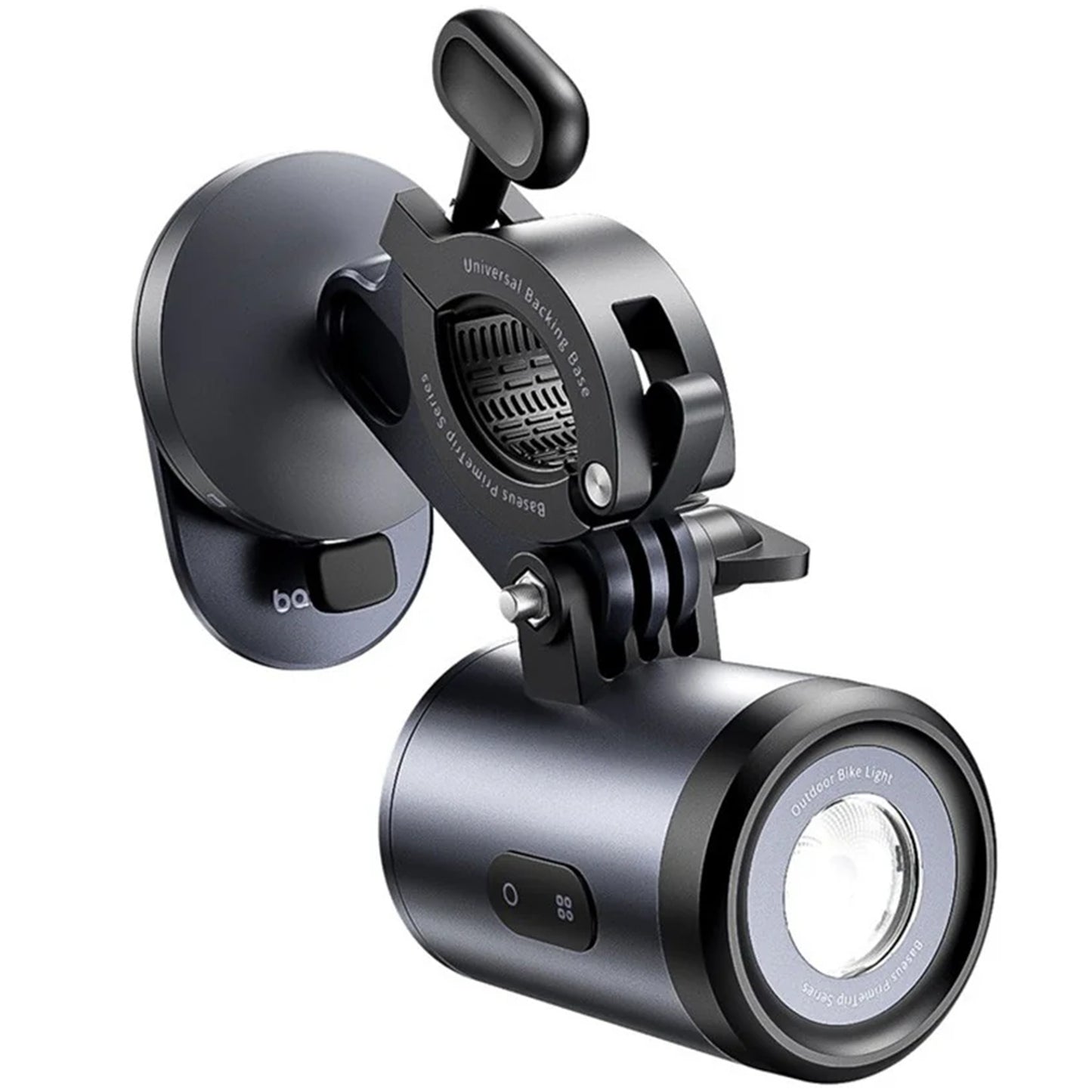 Supporto Bicicletta con Torcia Baseus PrimeTrip, Universale, Nero C12569000121-00