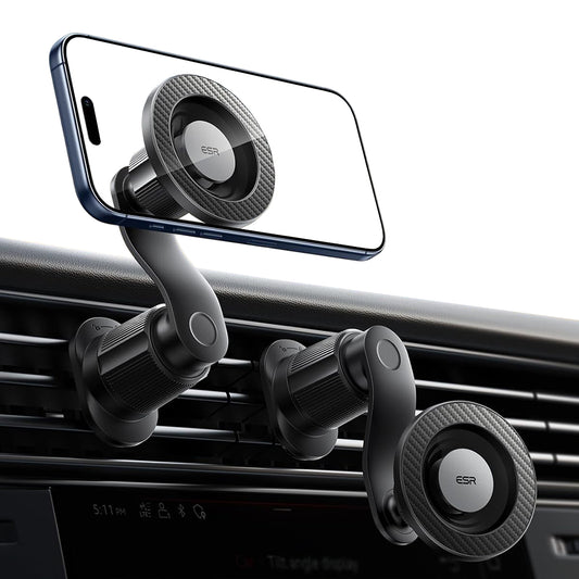 Supporto Auto Magnetico ESR OmniLock Vent, Universale, Nero