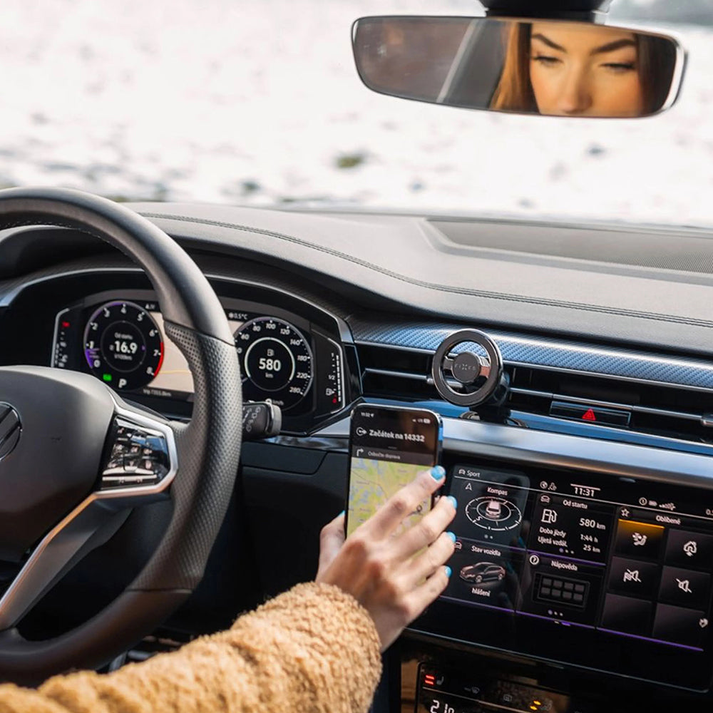 Magnetic Fixed Universal Car Holder, Silver