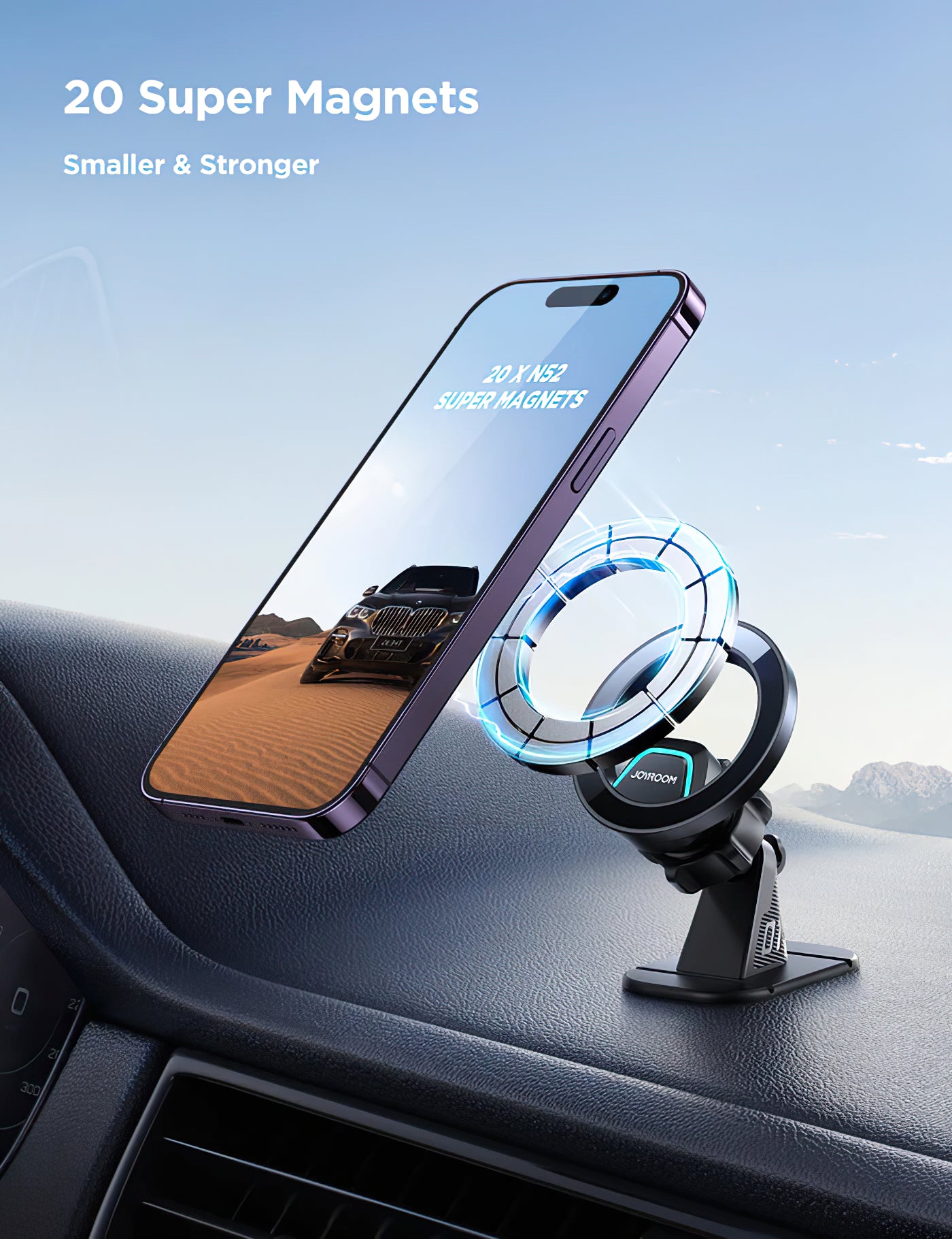 Joyroom JR-ZS376 Magnetic Car Holder, Black