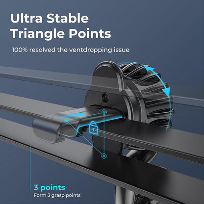 Lisen Magnetic Car Holder, Universal, Black YL0222060002