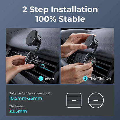 Lisen Magnetic Car Holder, Universal, Black YL0222060002