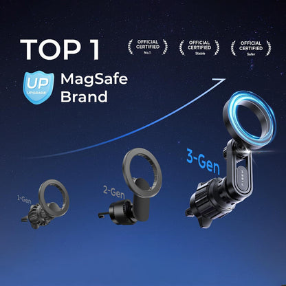 Supporto Auto Magnetico Lisen, Universale, Nero YL0222100001