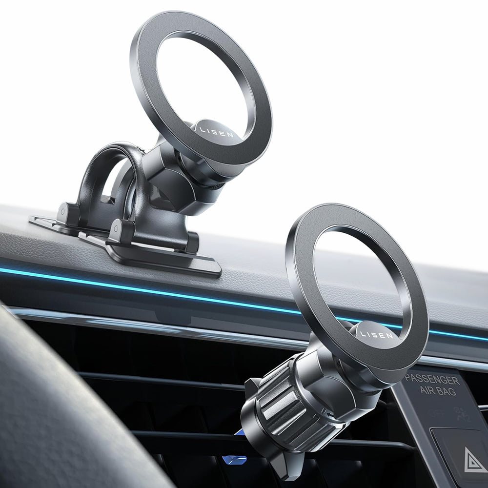 Supporto Auto Magnetico Lisen, Universale, Nero YL0223110033