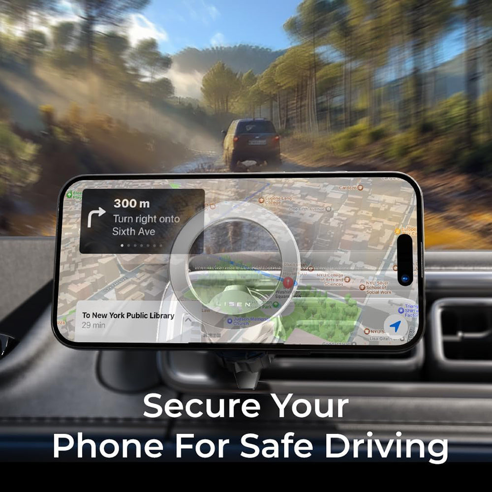 Supporto Auto Magnetico Lisen, Universale, Nero YL0223110033