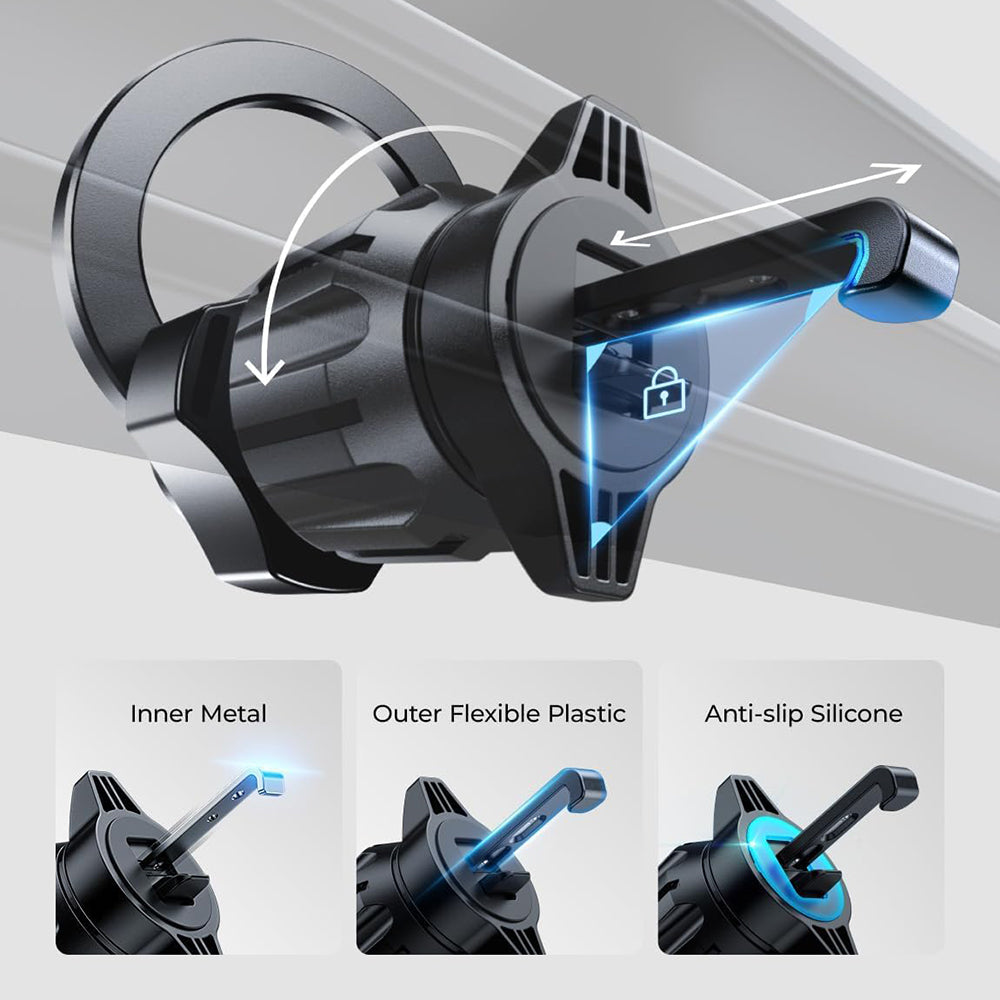 Supporto Auto Magnetico Lisen, Universale, Nero YL0223110033