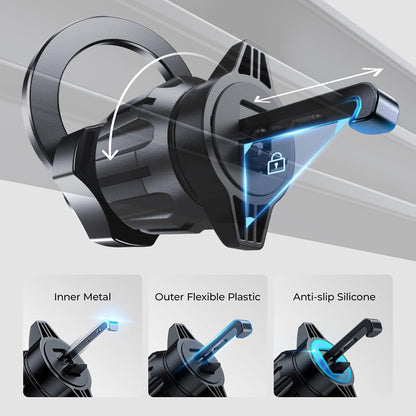 Supporto Auto Magnetico Lisen, Universale, Nero YL0223110033