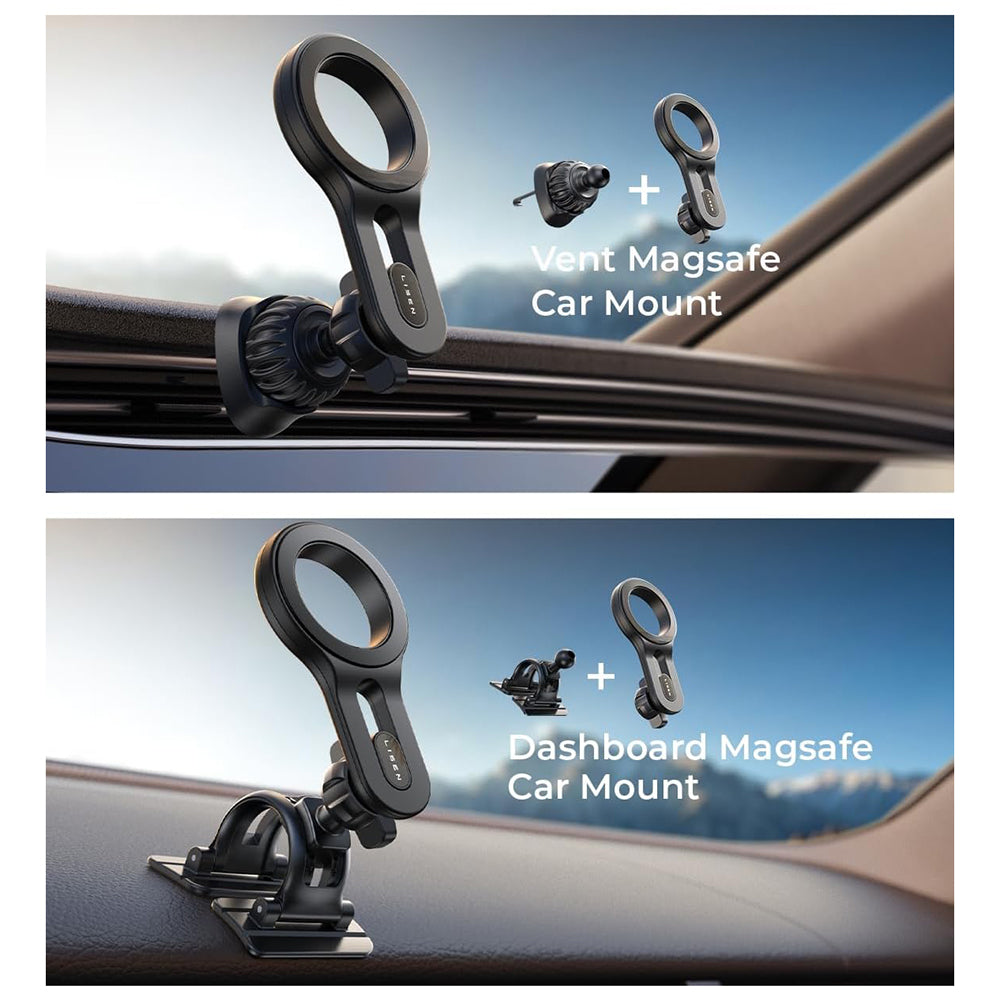 Supporto Auto Magnetico Lisen, Universale, Nero YL0224050011