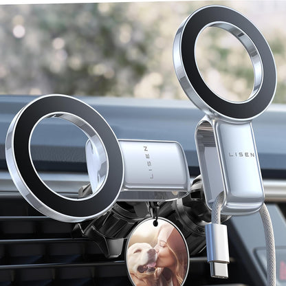 Supporto Auto Magnetico Lisen, Universale, Nero YL0224050012