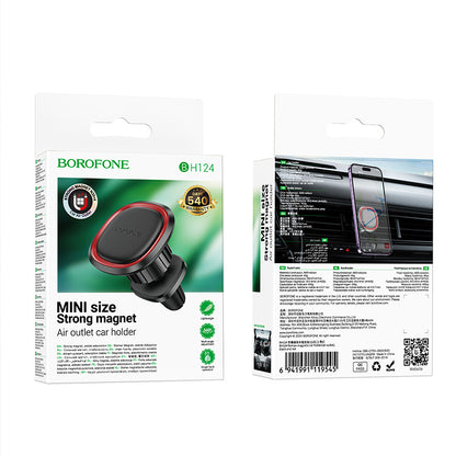 Supporto Auto Magnetico Borofone BH124 Roman, Universale, Nero