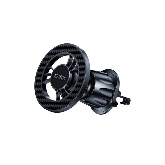 Supporto Auto Magnetico Tech-Protect N56 Carbon Vent, Universale, Nero