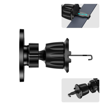 Tech-Protect N56 Carbon Vent Magnetic Car Holder, Universal, Black