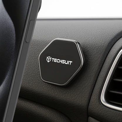 Supporto Auto Magnetico Techsuit HOLD210-C, Universale, Nero