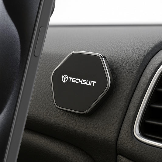 Supporto Auto Magnetico Techsuit HOLD210-C, Universale, Nero