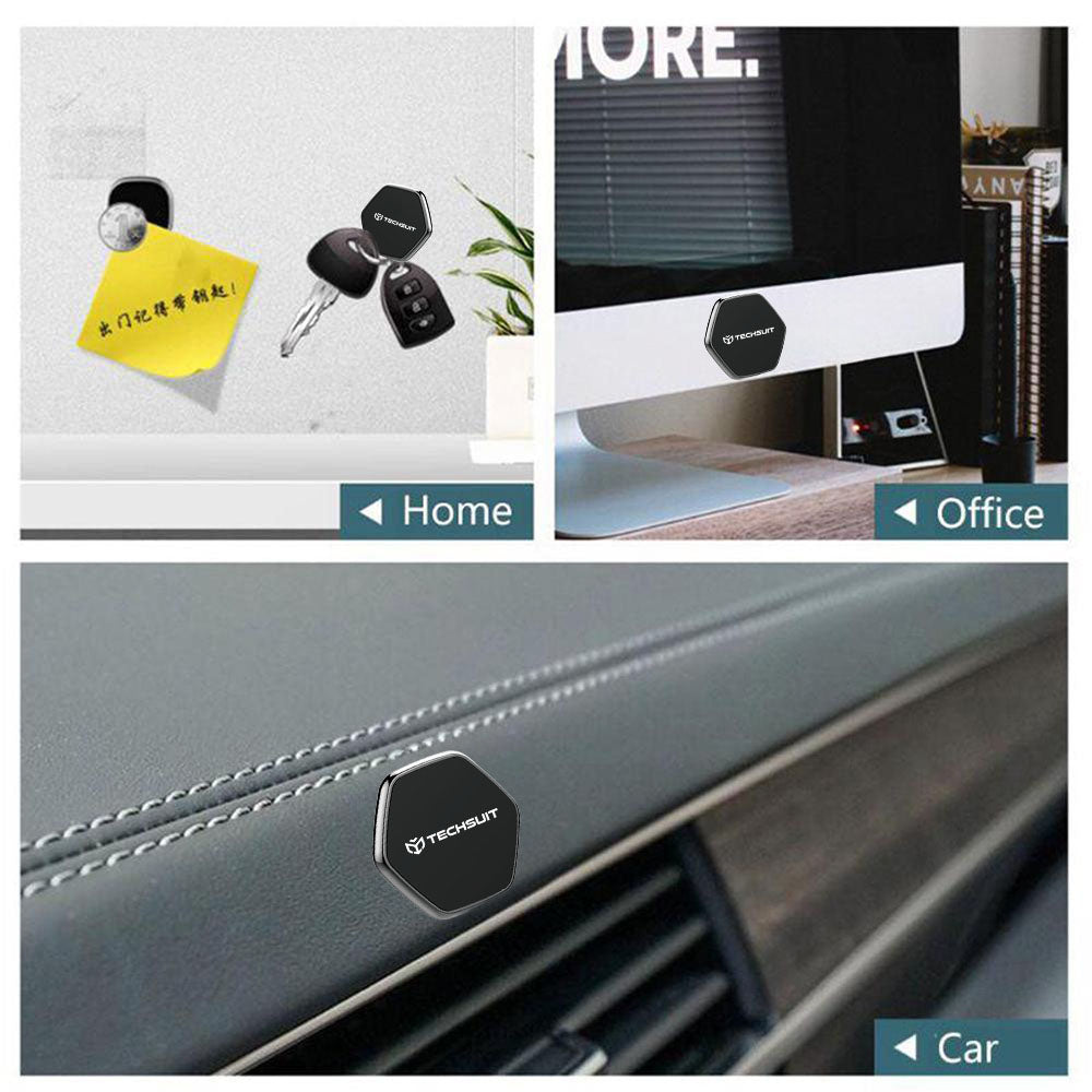 Supporto Auto Magnetico Techsuit HOLD210-C, Universale, Nero