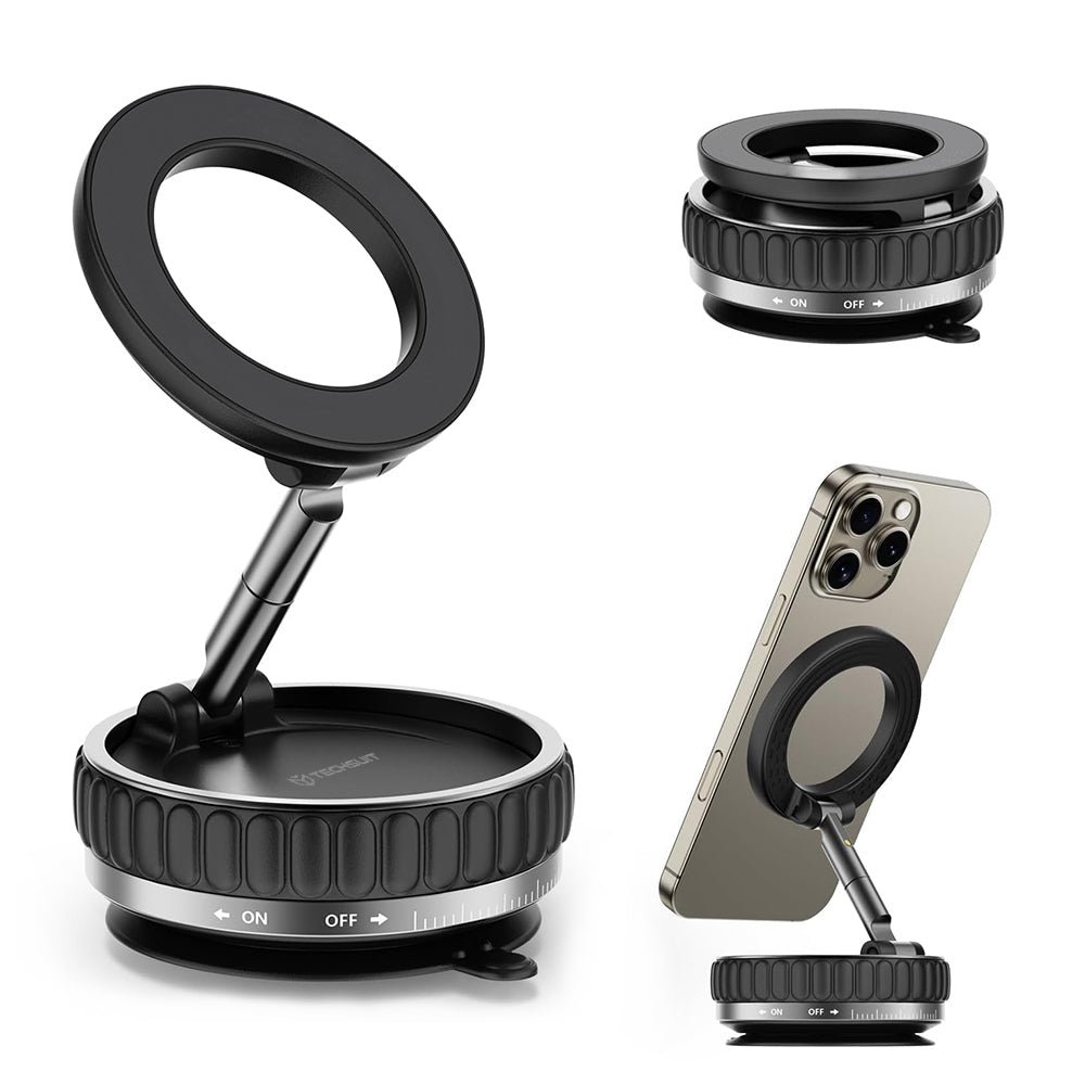 Supporto Auto Magnetico Techsuit S15, Universale, Nero