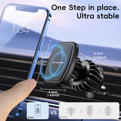 Supporto Auto Magnetico Techsuit S2, Universale, Nero