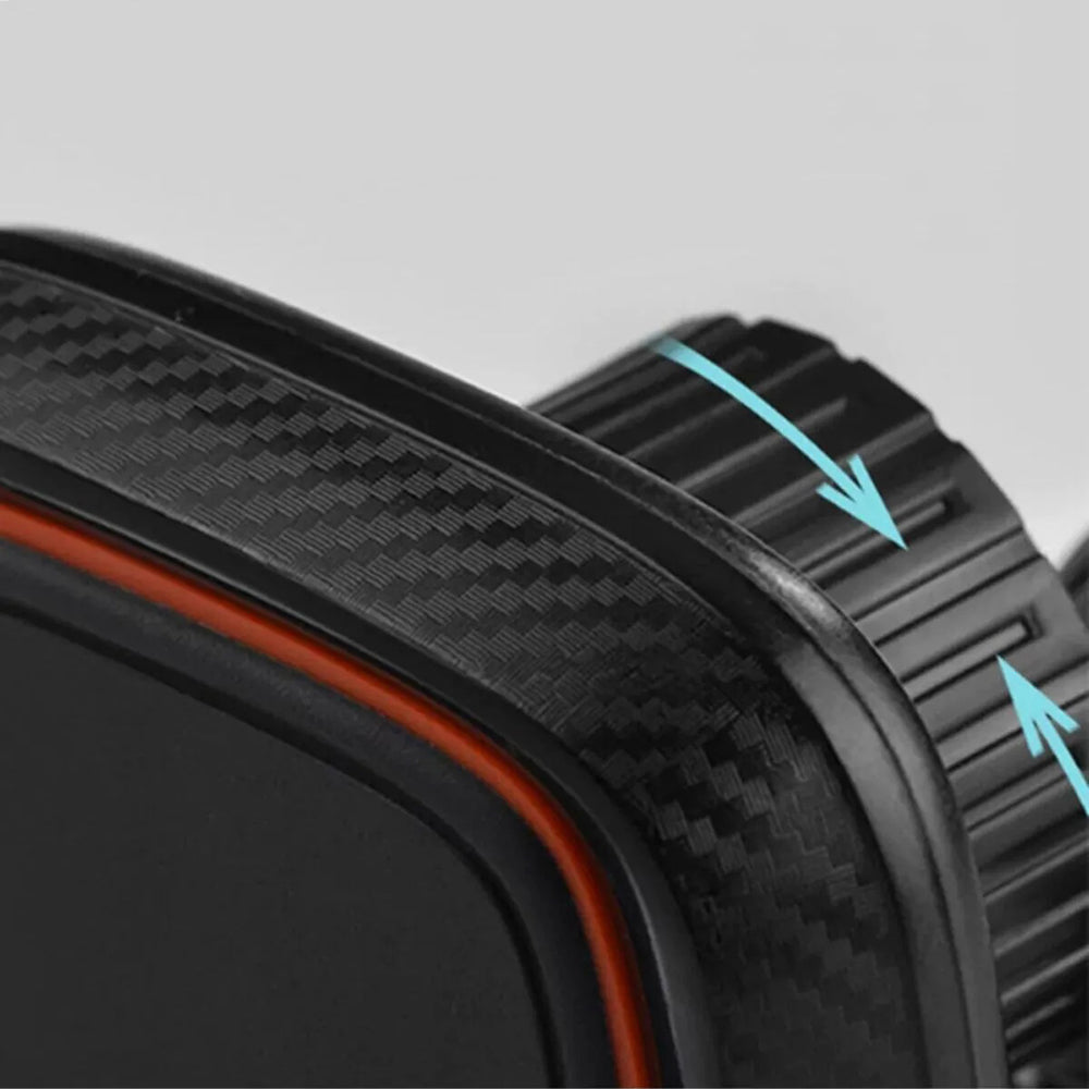 Supporto Auto Magnetico Techsuit S4, Universale, Nero Rosso