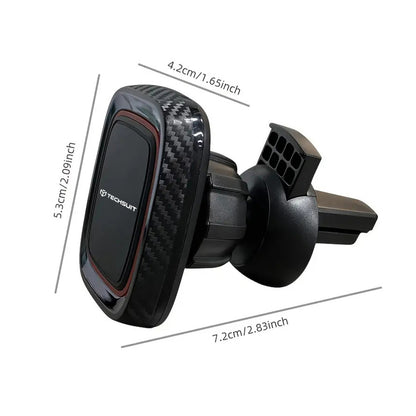 Supporto Auto Magnetico Techsuit S5, Universale, Nero Rosso