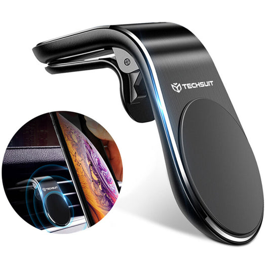 Techsuit S7 Universal Magnetic Car Holder, Silver