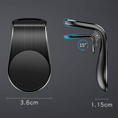 Supporto Auto Magnetico Techsuit S7, Universale, Argento