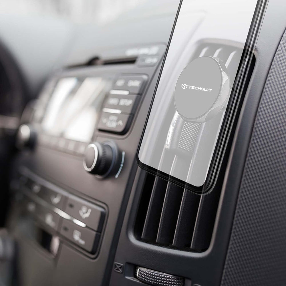 Supporto Auto Magnetico Techsuit S9, Universale, Argento