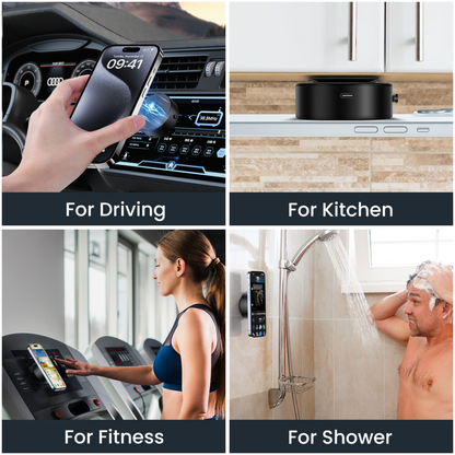 Supporto Auto Magnetico XO Design C155, Universale, Nero