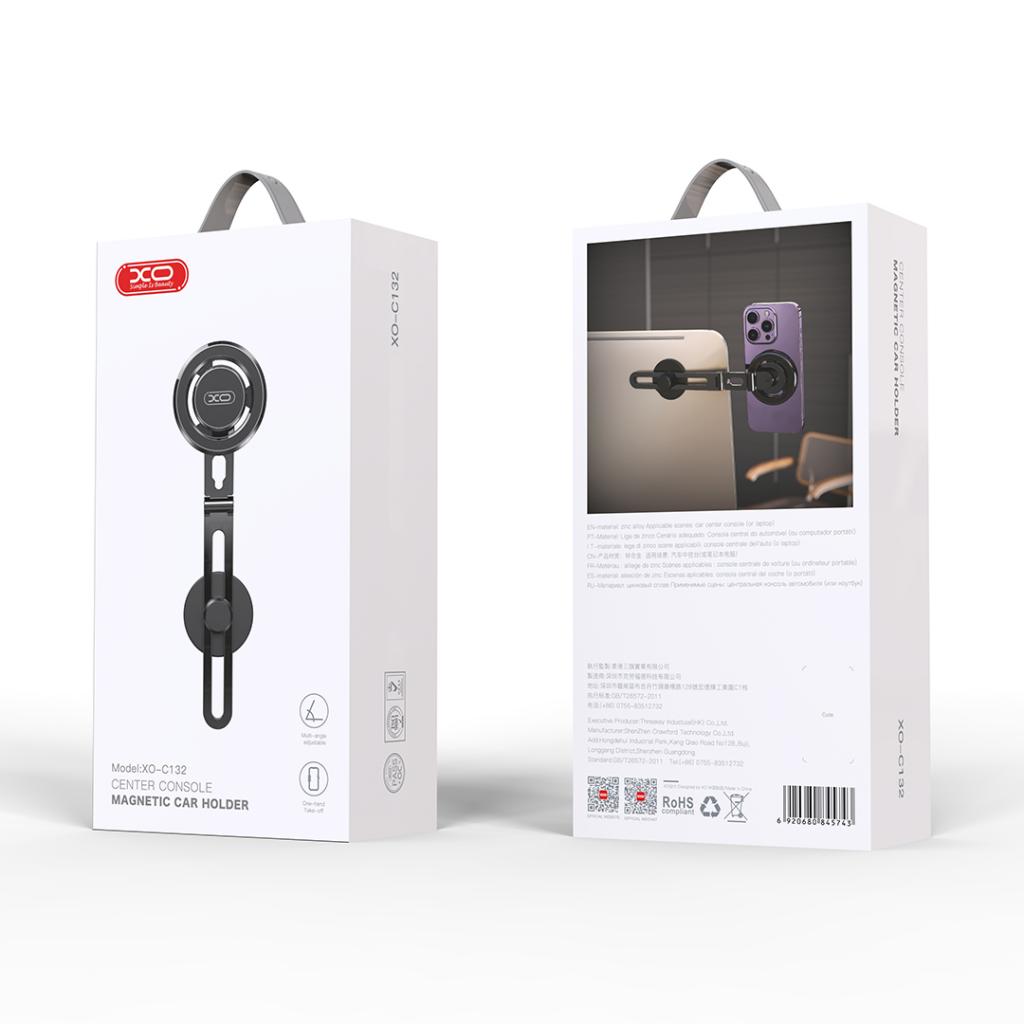 Supporto Auto Magnetico XO Design C132, Universale, Nero