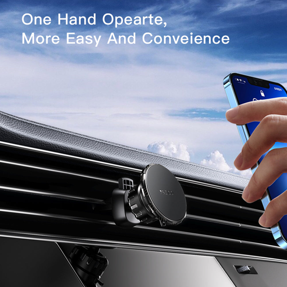 Supporto Auto Magnetico Yesido C160, Universale, Nero