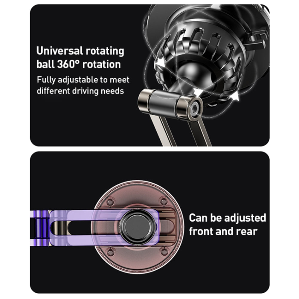 Supporto Auto Magnetico Yesido C198, Universale, Grigio