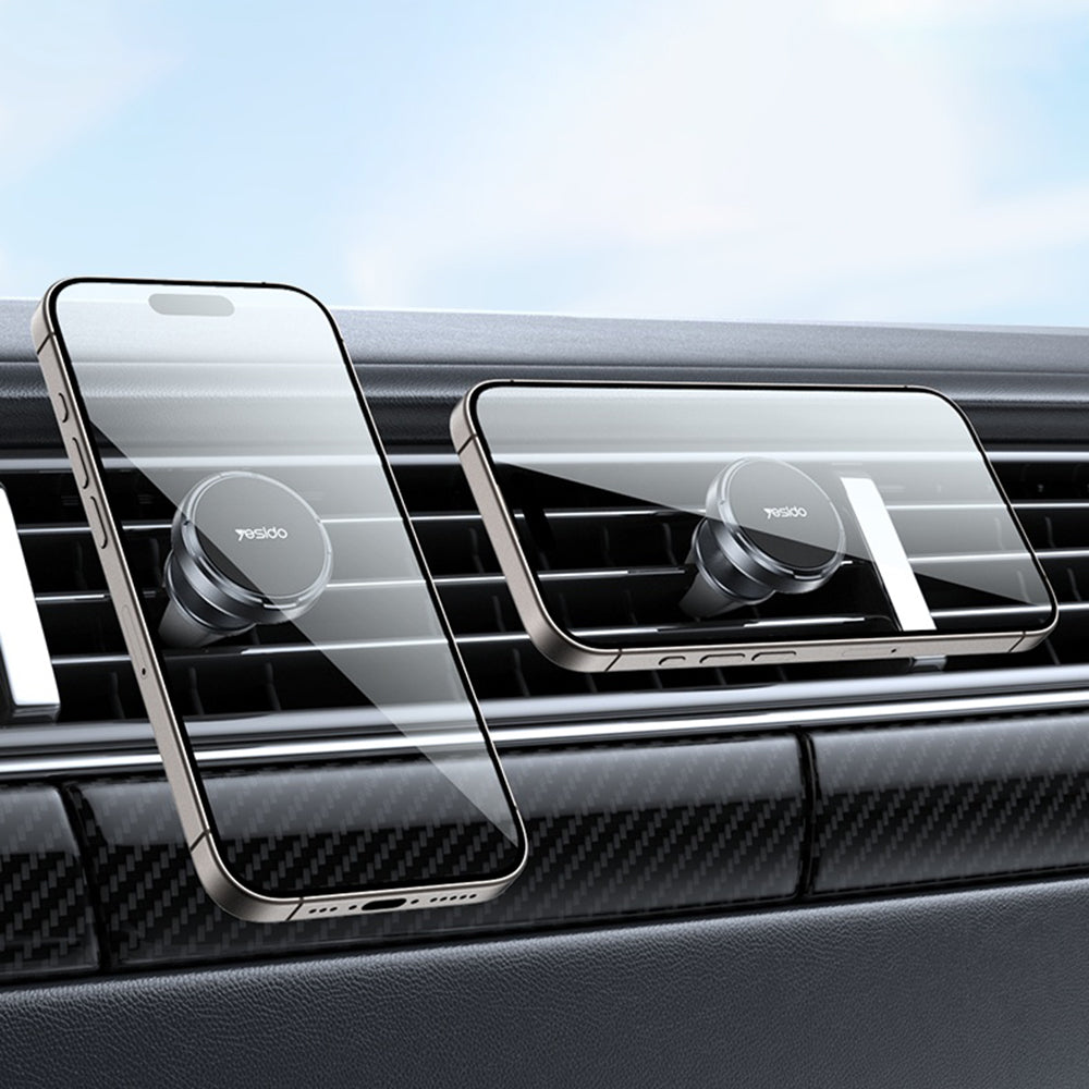 Supporto Auto Magnetico Yesido C214, Universale, Nero