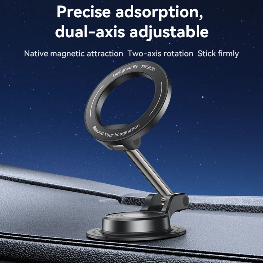 Supporto Auto Magnetico Yesido C218, Universale, Nero