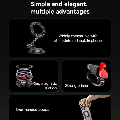 Supporto Auto Magnetico Yesido C218, Universale, Nero