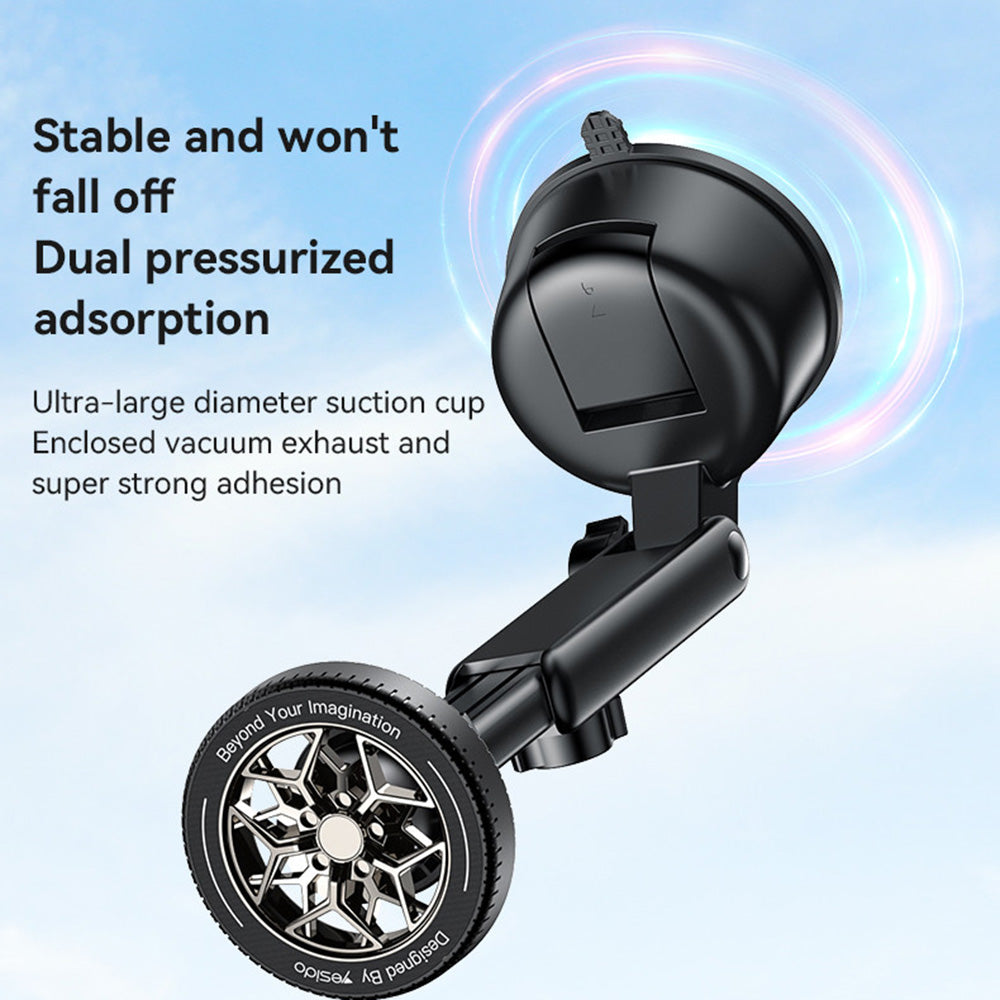 Supporto Auto Magnetico Yesido C266, Universale, Nero