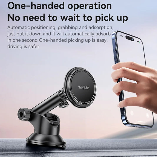 Supporto Auto Magnetico Yesido C269, Universale, Nero