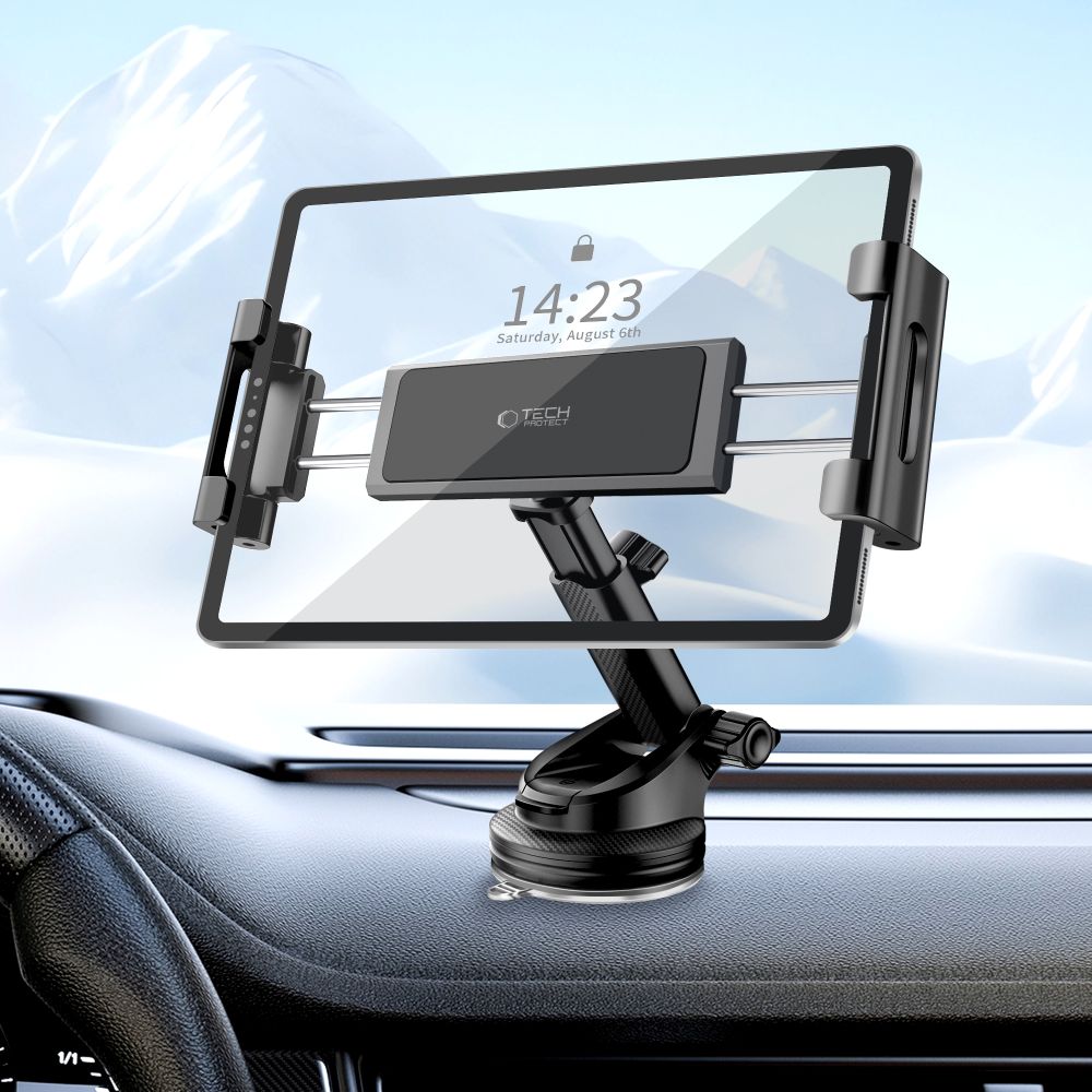 Supporto Auto Tech-Protect V4 per Tablet, 141mm - 280mm, Nero