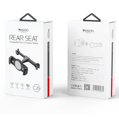 Supporto Auto Poggiatesta Yesido C29, 4 pollici - 10 pollici, Nero