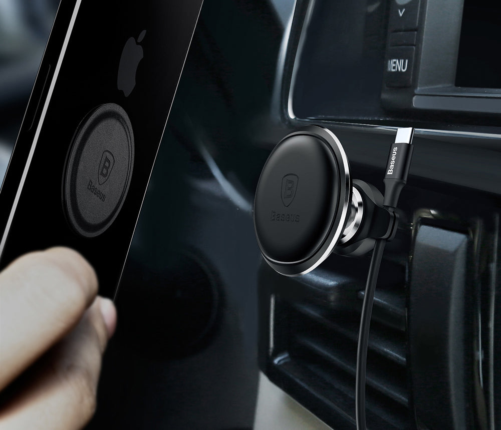 Baseus Magnetic Car Holder Air Vent, Universal, Black SUGX-A0
