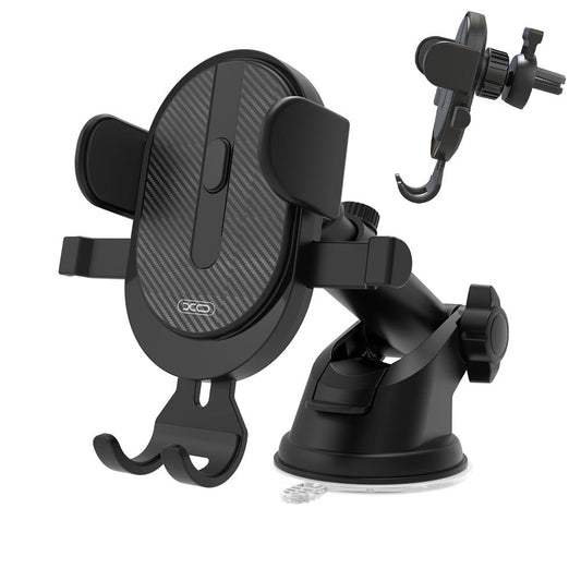 Supporto Auto XO Design C60 2in1, 4inch - 6inch, Nero
