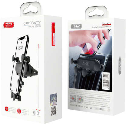 Supporto Auto XO Design C41 Gravity, 4 pollici - 6 pollici, Nero
