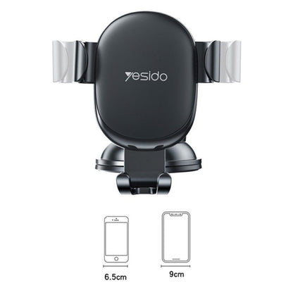Supporto Auto Yesido C120, 4inch - 6.5inch, Nero