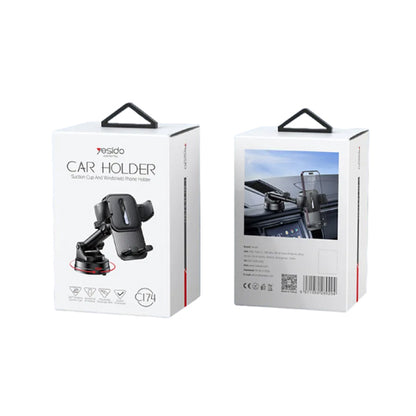 Supporto Auto Yesido C174, 4inch - 6.7inch, Nero