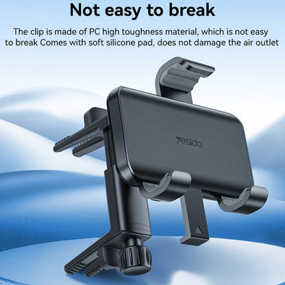 Supporto Auto Yesido C240, Universale, Nero