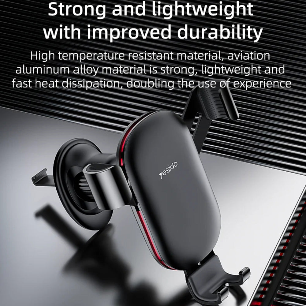 Supporto Auto Yesido C243, Universale, Nero