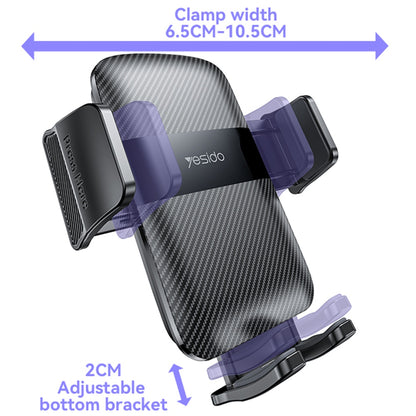 Supporto Auto Yesido C251, 4.8inch - 7.2inch, Nero