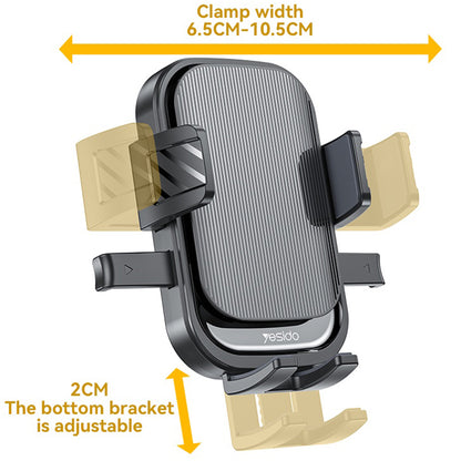 Supporto Auto Yesido C267, 4.7inch - 7.2inch, Nero