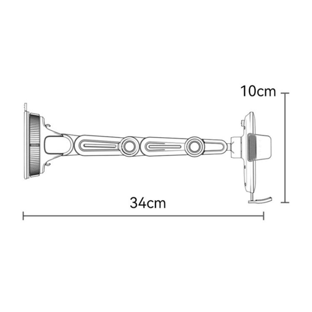 Supporto Auto Yesido C275, 4.7inch - 7.2inch, Nero